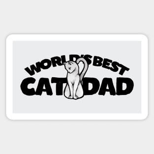 World's Best Cat Dad Sticker